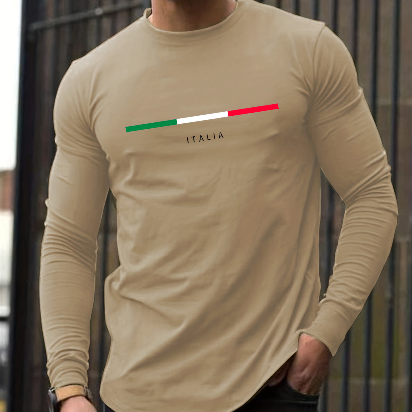 Camiseta masculina de manga co - Men'S Fashion T Shirts avaliação e preço