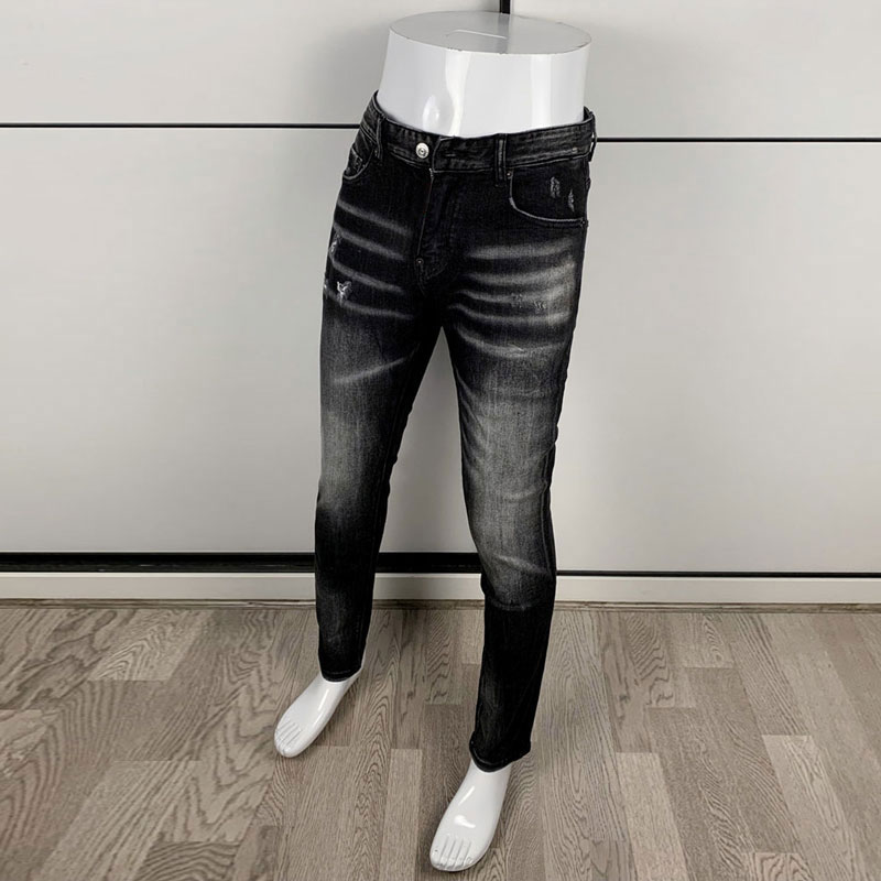 Moda de rua masculina apertado - Men'S Fashion Grey Jeans avaliação e preço