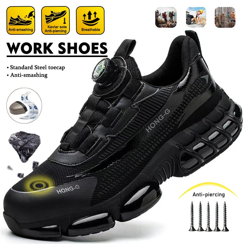 Botas de segurança para trabal - Mens Fashion Trainers avaliação e preço