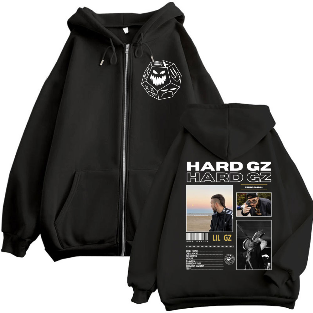 Hoodies com Zíper Rapper HARD  - Mens Fashion Zip Up Hoodies avaliação e preço