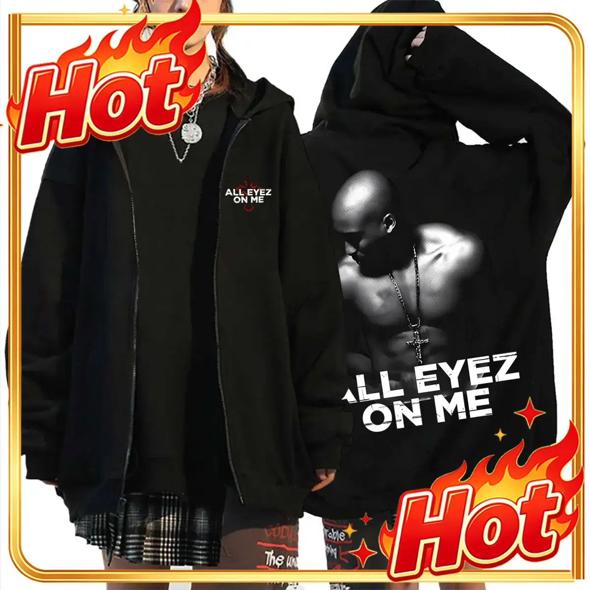 Moletom com zíper e capuz, mod - Mens Fashion Zip Up Hoodies avaliação e preço