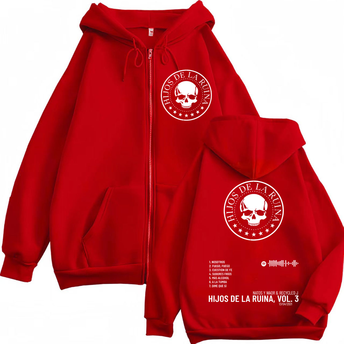 Moletom com Zíper Rap Duo Nato - Mens Fashion Zip Up Hoodies avaliação e preço