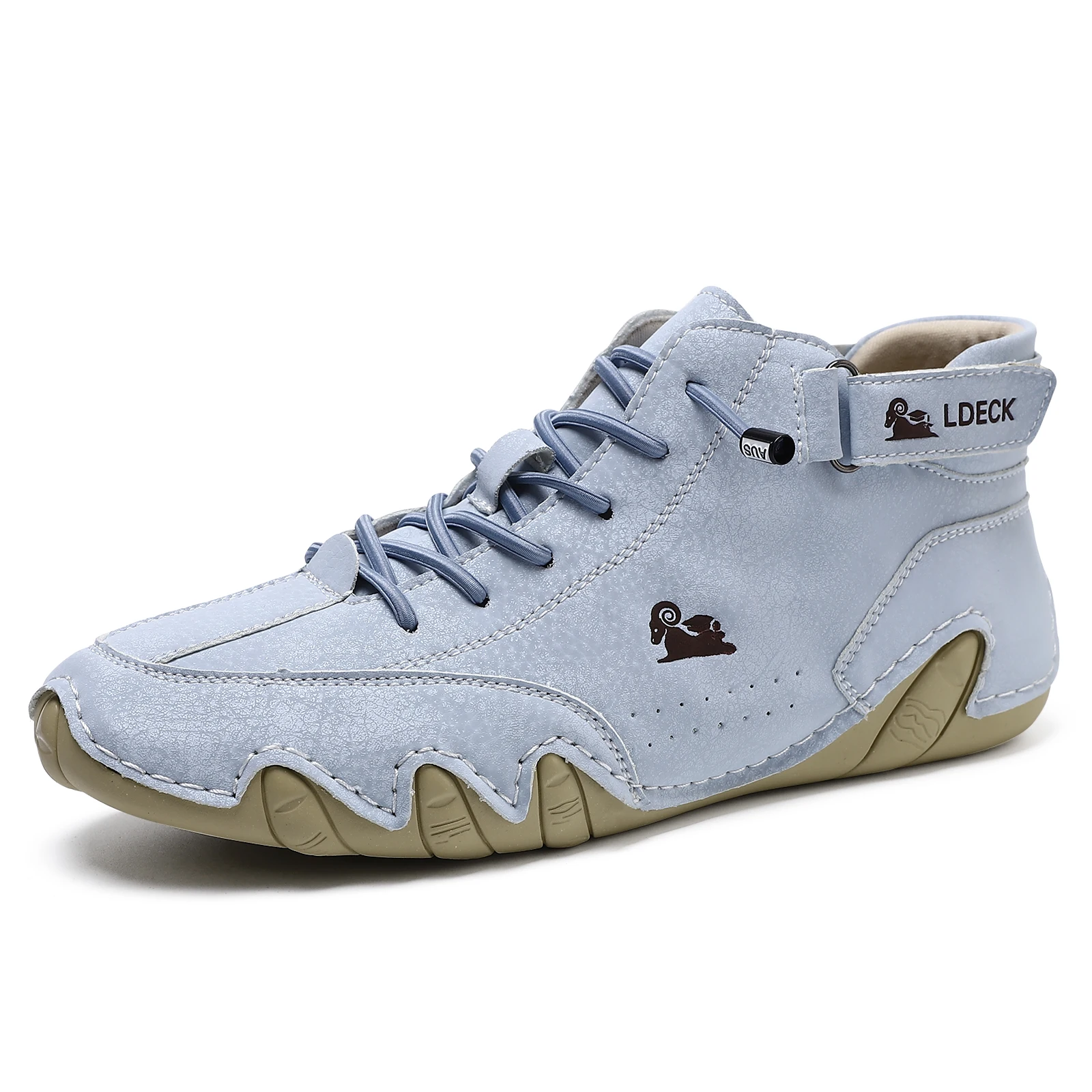 Botas de Couro Genuíno Masculi - Mens Fashion Trainers avaliação e preço
