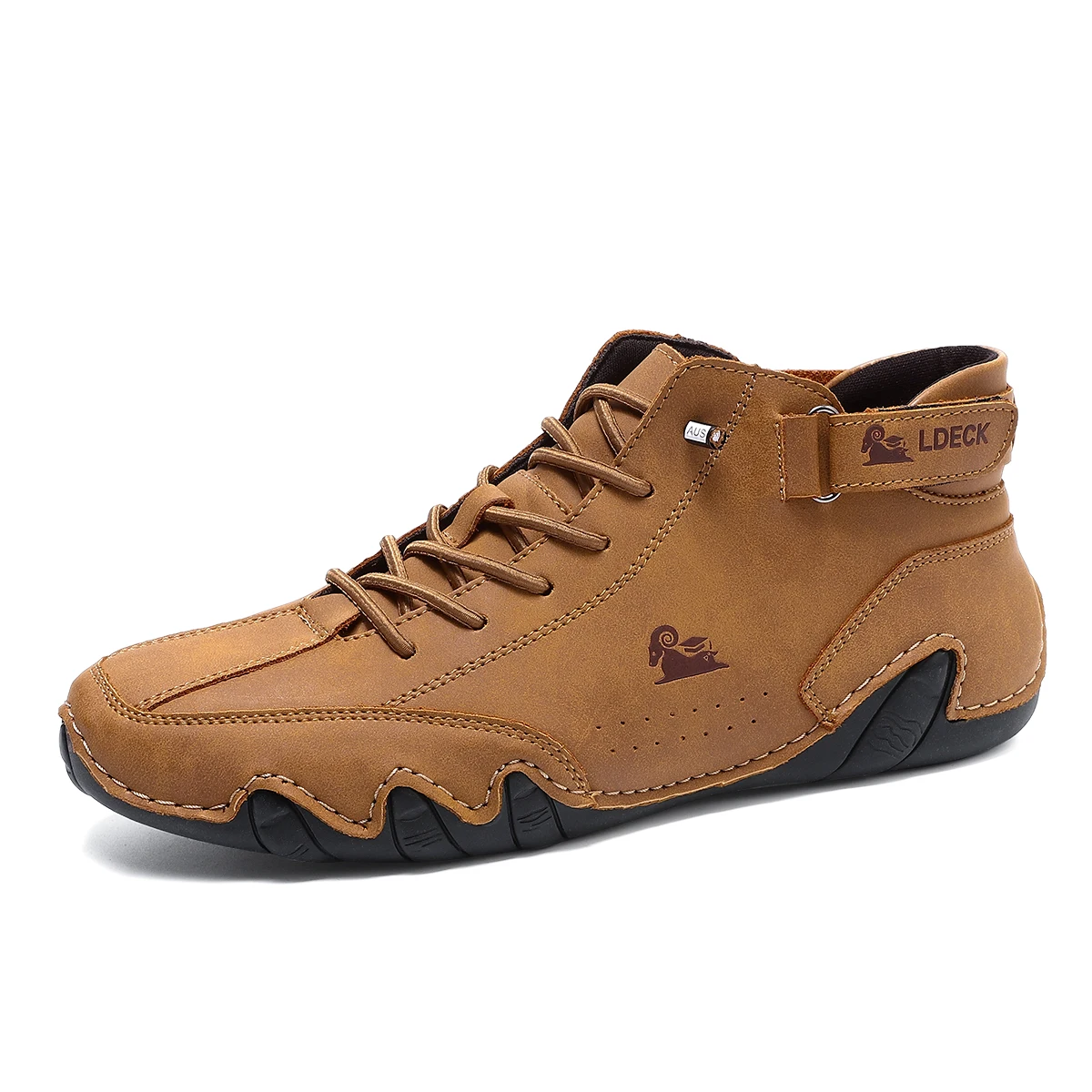 Botas de Couro Genuíno Masculi - Mens Fashion Trainers avaliação e preço