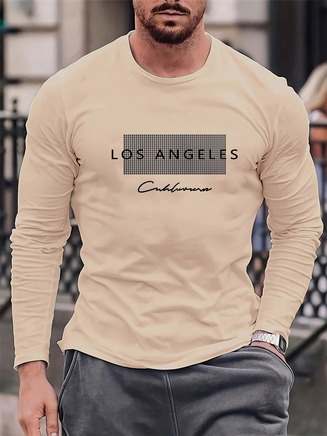 Camiseta masculina de manga co - Men'S Fashion T Shirts avaliação e preço